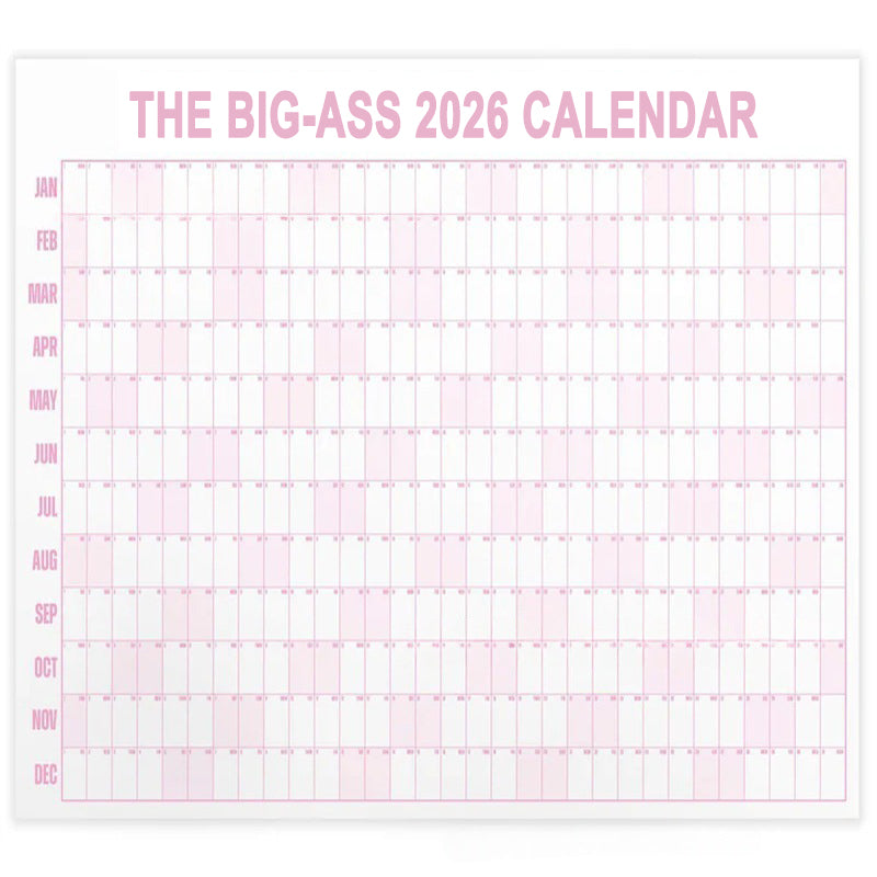 🔥70% OFF | LIMITED TIME🔥THE BIG-ASS 2026 CALENDAR - Design Your Amazing 2026!