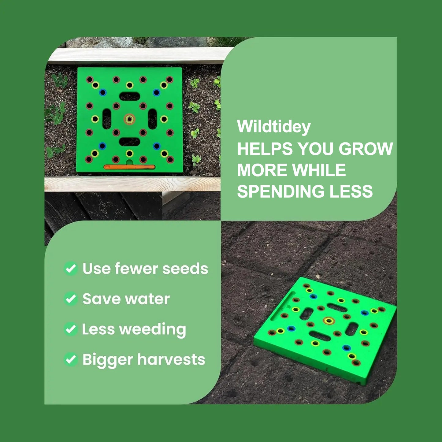 Patented Seed and Seedling Spacer Tool