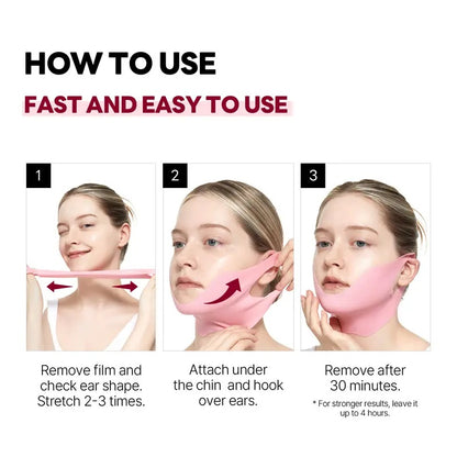 🔥70% OFF | LIMITED TIME🔥Wildtidey Camellia Deep Collagen Chin Lifting Gel Mask – Double Chin Reducer, Defined Jawline Shaper, Firming