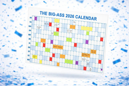 🔥70% OFF | LIMITED TIME🔥THE BIG-ASS 2026 CALENDAR - Design Your Amazing 2026!