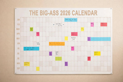 🔥70% OFF | LIMITED TIME🔥THE BIG-ASS 2026 CALENDAR - Design Your Amazing 2026!