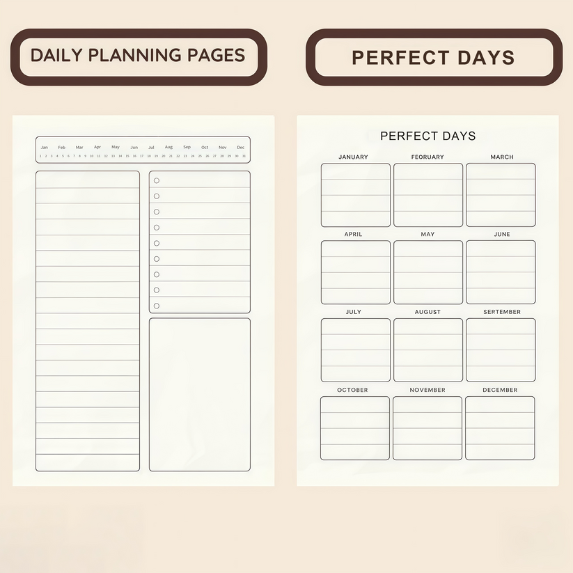 🔥60%OFF🔥2026 Daily Planner with Hourly Schedule-All-in-One Yearly Monthly & Weekly organizer✨