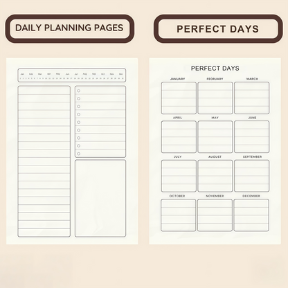 🔥60%OFF🔥2026 Daily Planner with Hourly Schedule-All-in-One Yearly Monthly & Weekly organizer✨