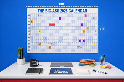🔥70% OFF | LIMITED TIME🔥THE BIG-ASS 2026 CALENDAR - Design Your Amazing 2026!