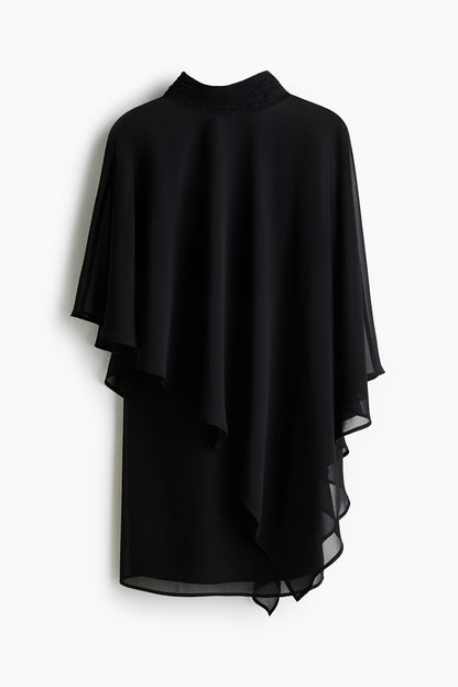🔥70% OFF | LIMITED TIME🔥Cape-layered dress