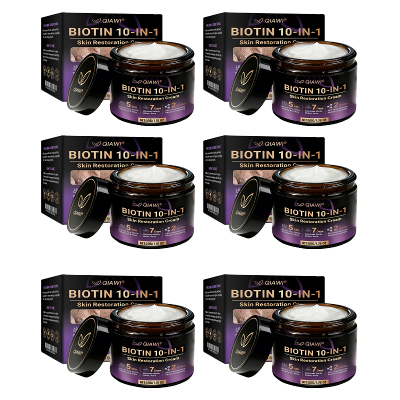 Made and Shipped from USA ✨QIAWI® Biotin 10-in-1 Skin Restoration Cream 🍀