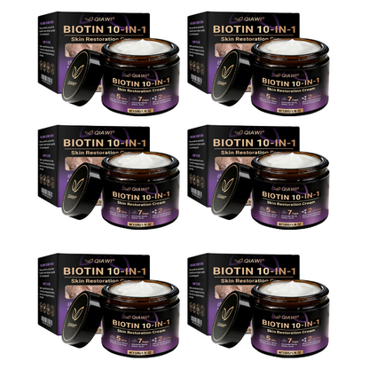 Made and Shipped from USA ✨QIAWI® Biotin 10-in-1 Skin Restoration Cream 🍀