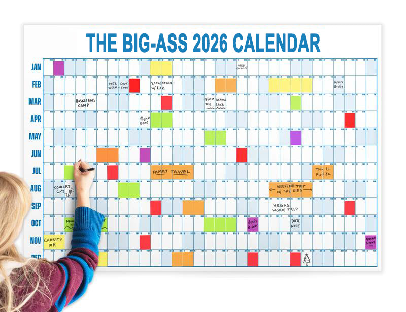 🔥70% OFF | LIMITED TIME🔥THE BIG-ASS 2026 CALENDAR - Design Your Amazing 2026!