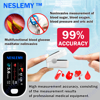 🩸 No More Finger Pricks! Meet Neslemy™ Smart Glucose Monitor 📲💡