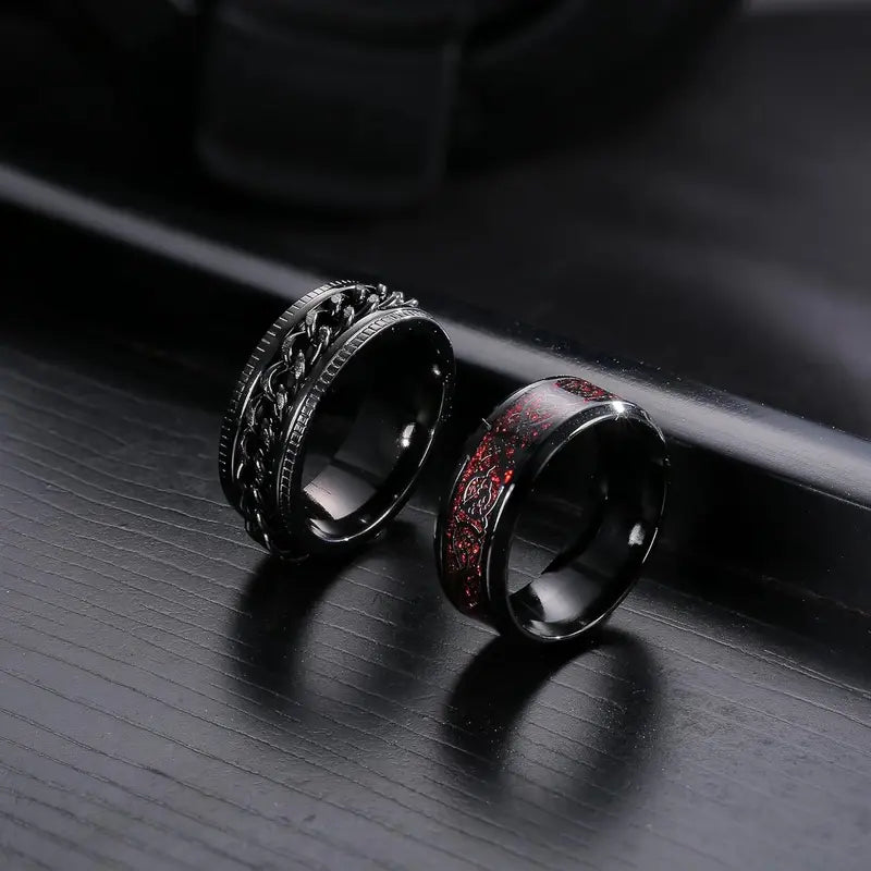 🔥70% OFF | LIMITED TIME🔥16Pcs Stainless Steel Fidget Rings