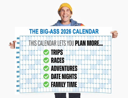 🔥70% OFF | LIMITED TIME🔥THE BIG-ASS 2026 CALENDAR - Design Your Amazing 2026!