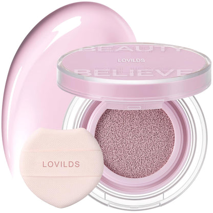 LOVILDS Artist Cushion Blush | Hydrating Korean Makeup Cushion Blush