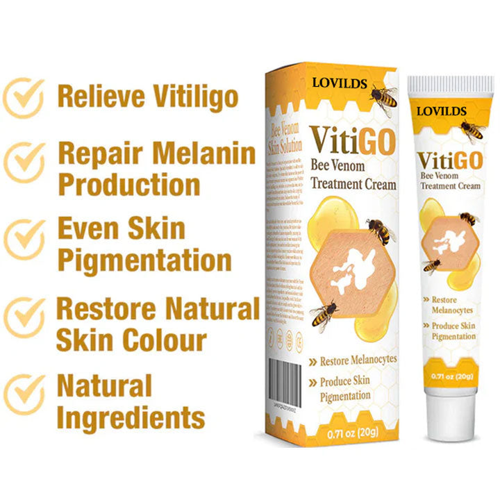LOVILDS™ BeeVenom Vitiligo Treatment Cream (🔥80% Off for a Limited Time!)