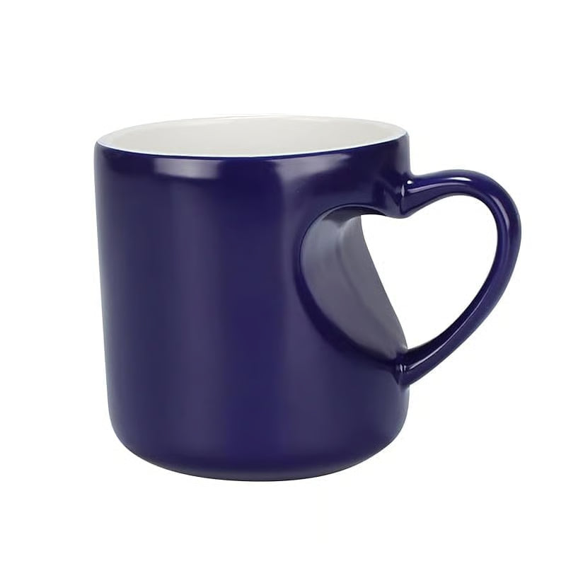 🔥70% OFF | LIMITED TIME🔥Heart-Shaped Color Changing Magic Ceramic Mug, Thermochromic Magic Reveal Design,