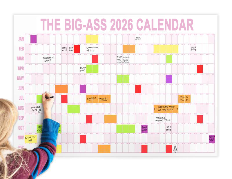 🔥70% OFF | LIMITED TIME🔥THE BIG-ASS 2026 CALENDAR - Design Your Amazing 2026!