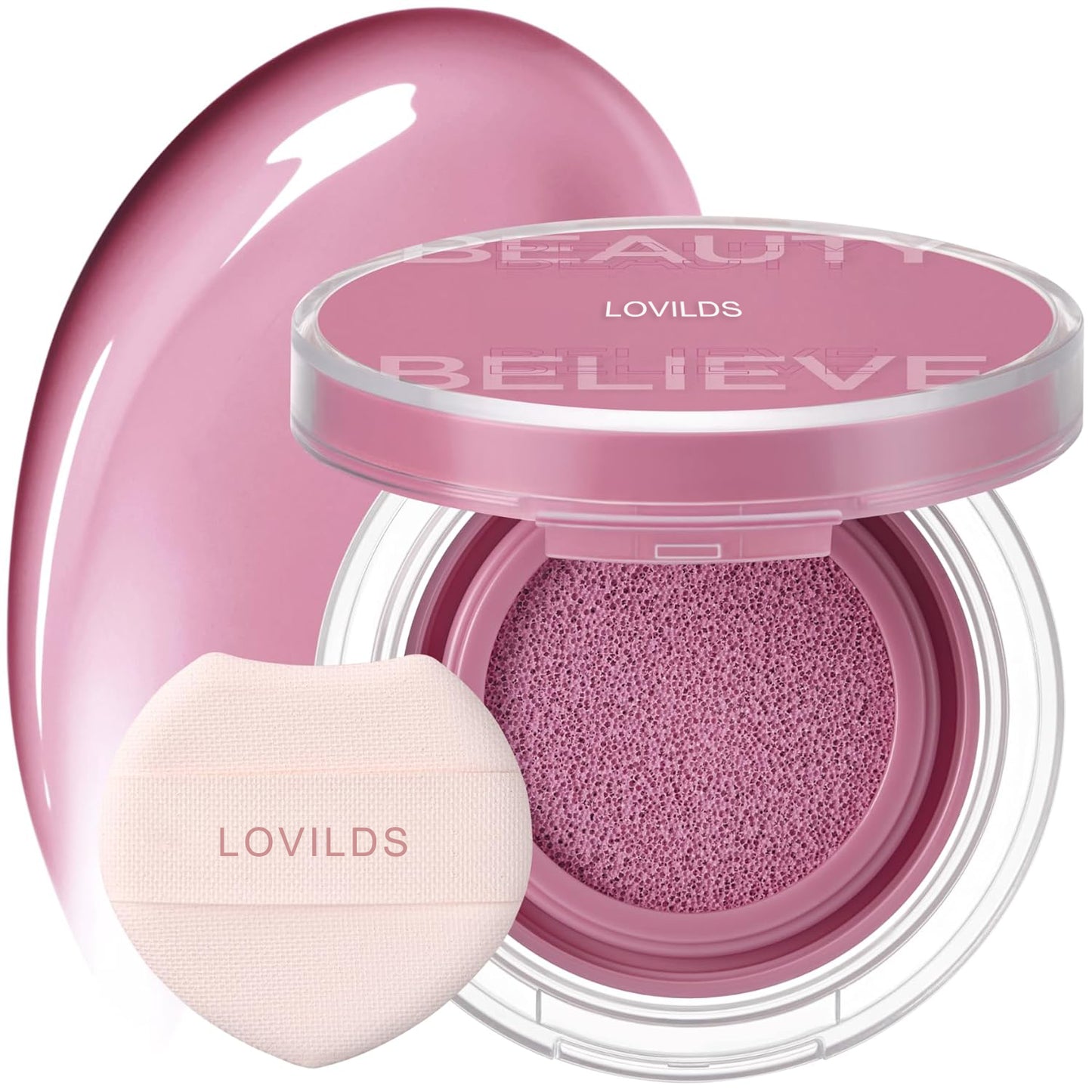 LOVILDS Artist Cushion Blush | Hydrating Korean Makeup Cushion Blush