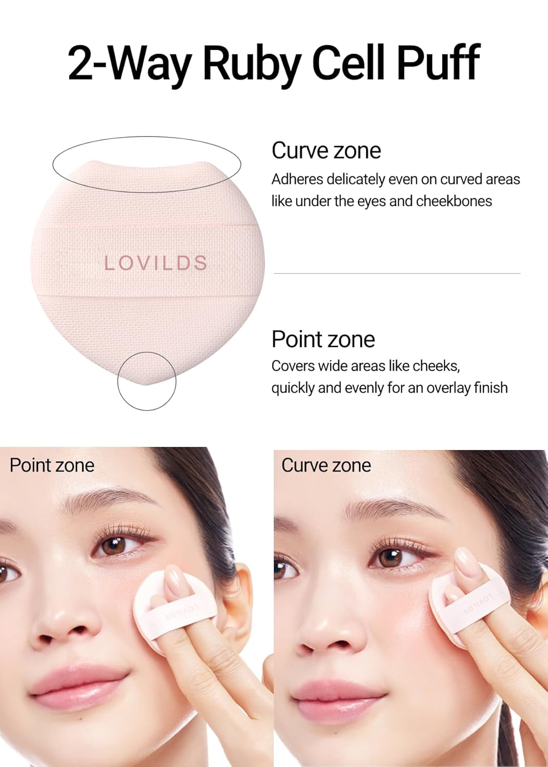 LOVILDS Artist Cushion Blush | Hydrating Korean Makeup Cushion Blush