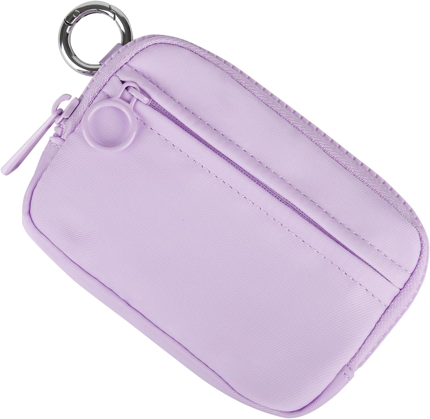 🔥70% OFF | LIMITED TIME🔥Mini Zip Card Case for Women with Clear ID Window, Lightweight Small Zipper Wallet,Portable Organizer