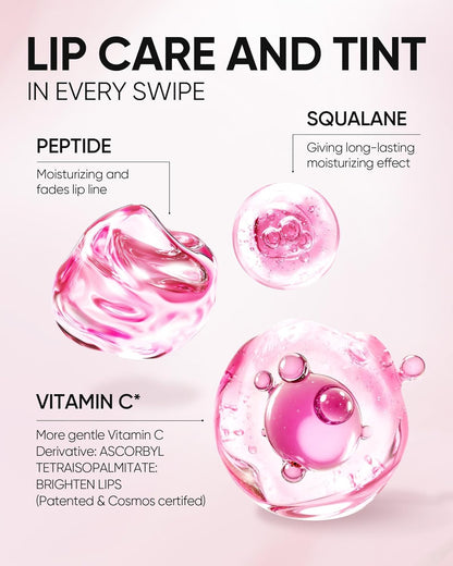 🔥Buy 1 Get 1 Free🔥[LOVILDS]Hydrating Brightening Lip Serum, Smooth Tinted Lip Stain, Korean Beauty Makeup