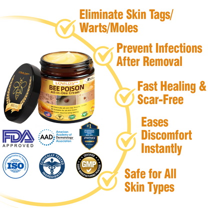 US-Approved Bee Poison Cream for All Skin Concerns