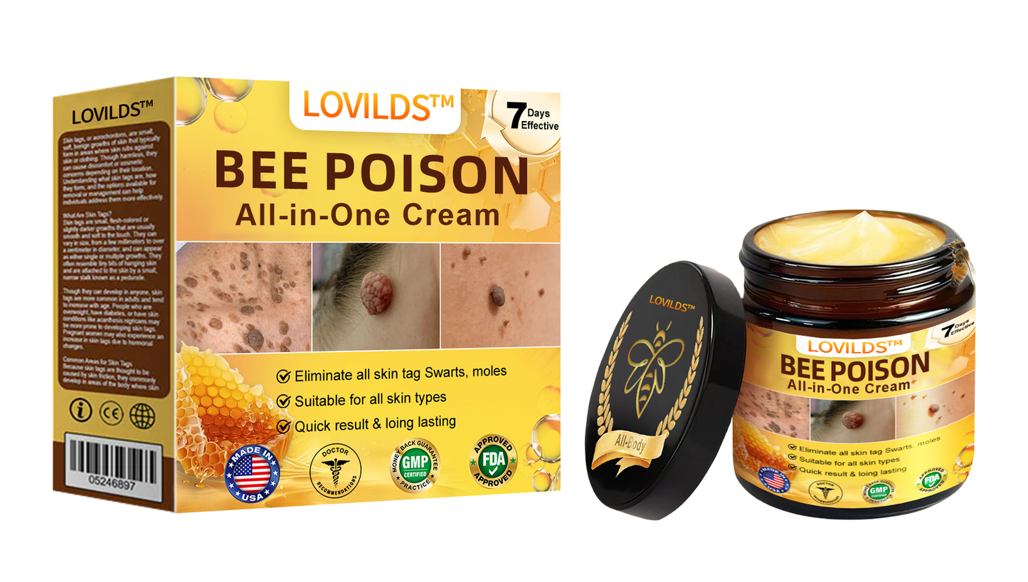 US-Approved Bee Poison Cream for All Skin Concerns