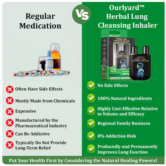 🌿✅Official Store:Ourlyard™ Herbal Lung Cleansing Inhaler (💝 Cough, wheezing, shortness of breath, sputum, stuffy nose, bronchitis, bronchitis, allergy symptoms, lung discomfort💝)