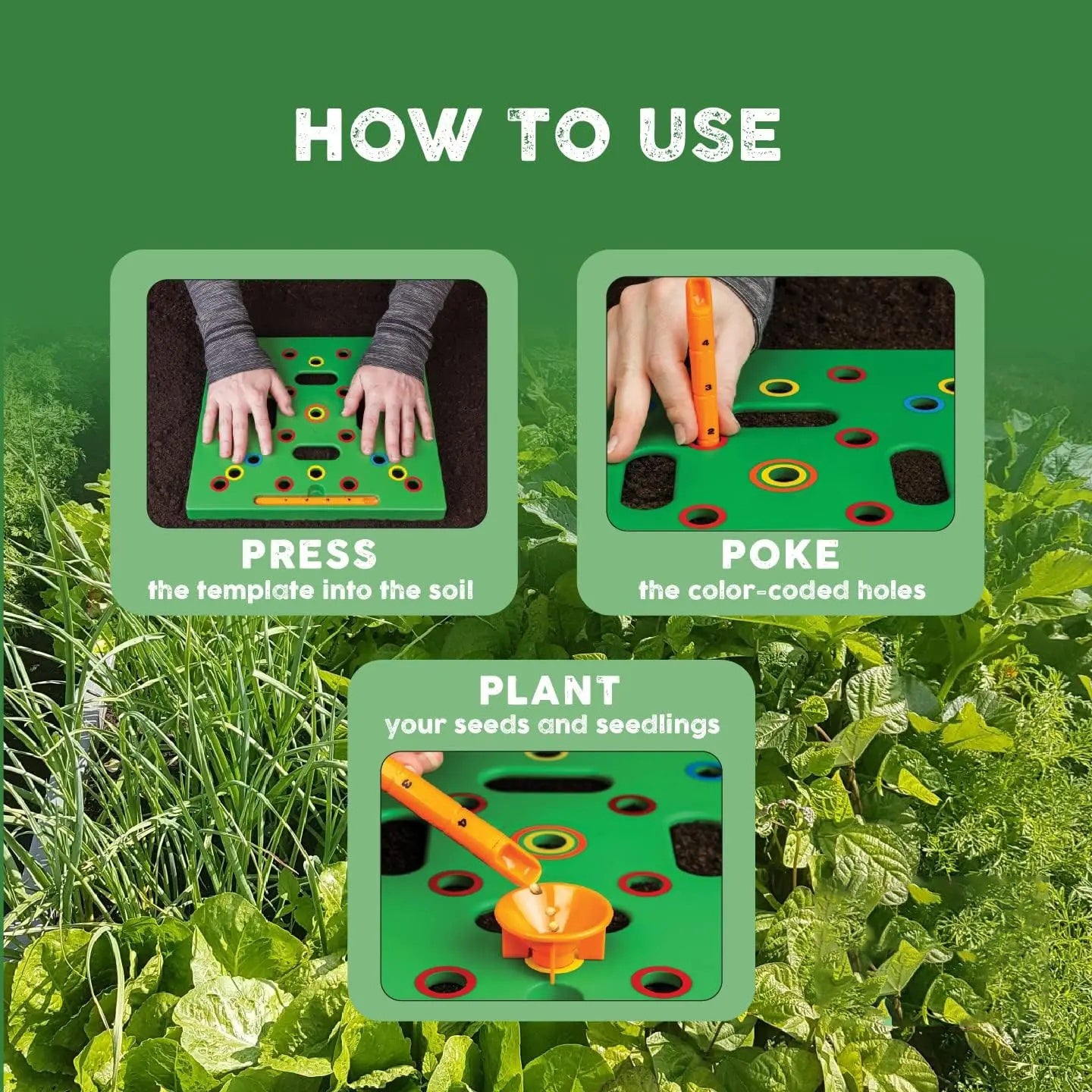 Patented Seed and Seedling Spacer Tool
