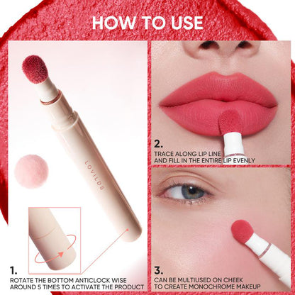 🔥70% OFF | LIMITED TIME🔥LOVILDS Cushion Matte Lip Cream, Hydrating Matte Lipstick