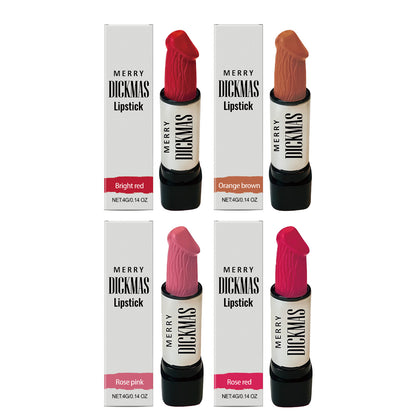 Christmas Secret Party Lipstick Collection — silky smooth, naturally pigmented, and matte with no smudging.