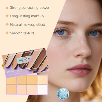 🔥60%OFF🔥LOVILDS Soft Matte Cream Concealer 8-Shade Fade Palette