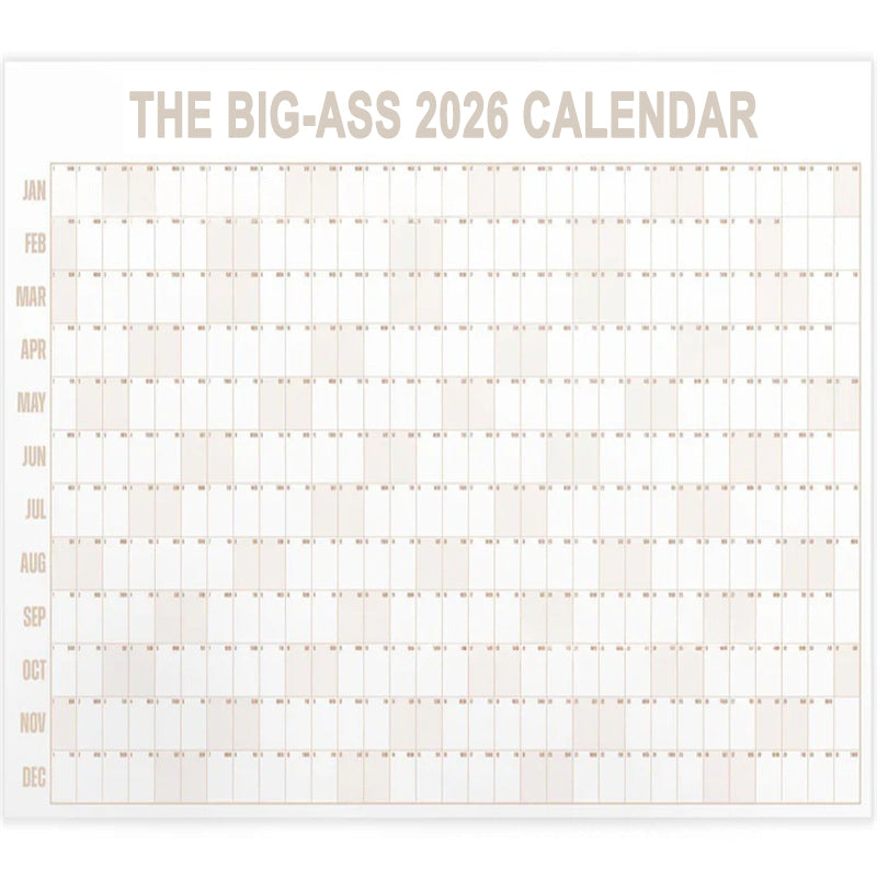 🔥70% OFF | LIMITED TIME🔥THE BIG-ASS 2026 CALENDAR - Design Your Amazing 2026!