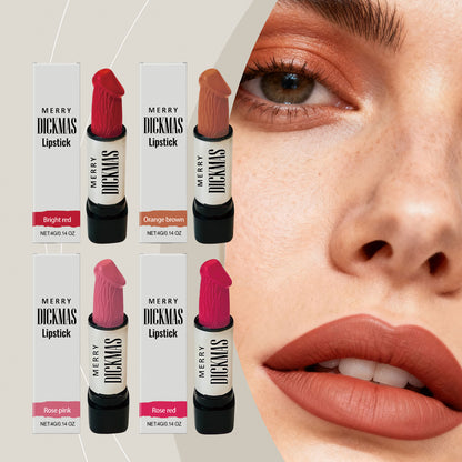 Christmas Secret Party Lipstick Collection — silky smooth, naturally pigmented, and matte with no smudging.