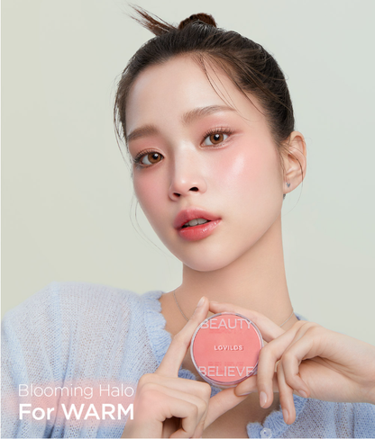 LOVILDS Artist Cushion Blush | Hydrating Korean Makeup Cushion Blush