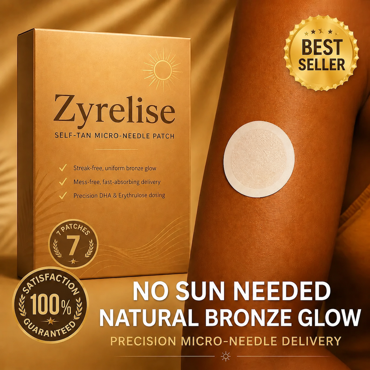 🔥Final 2 Hour 76% OFF🔥 Transdermal Tanning Patch