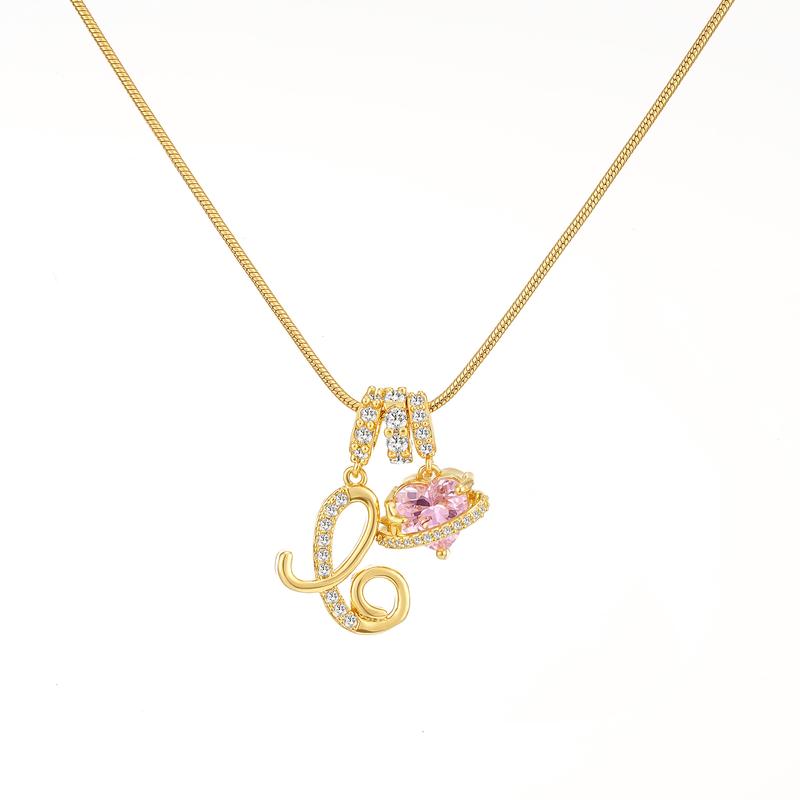 🔥Buy 1 Get 1 Free🔥LOVILDS Art Design Letter Necklace , Gold Chain Set, Hypoallergenic, Adjustable Size