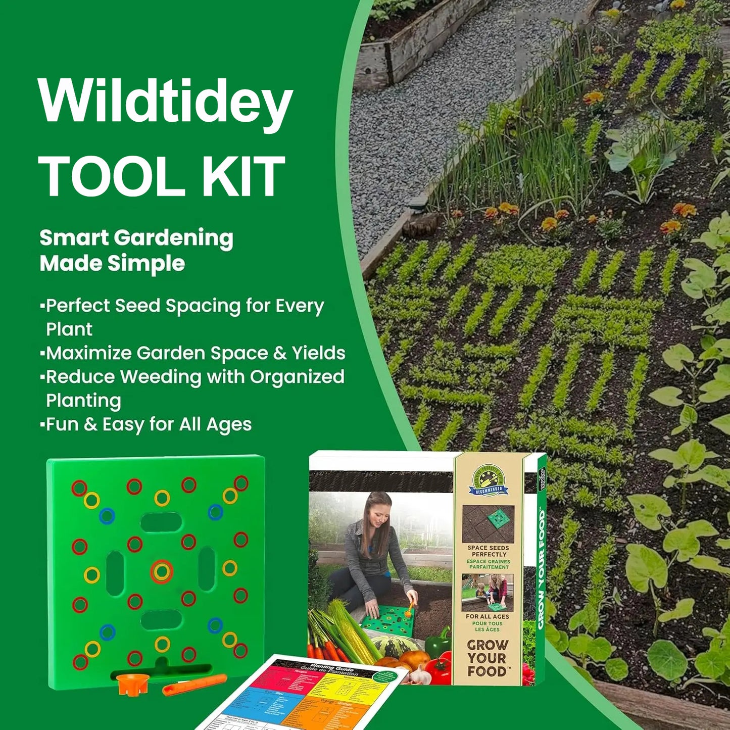 Patented Seed and Seedling Spacer Tool