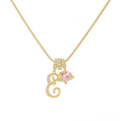🔥Buy 1 Get 1 Free🔥LOVILDS Art Design Letter Necklace , Gold Chain Set, Hypoallergenic, Adjustable Size