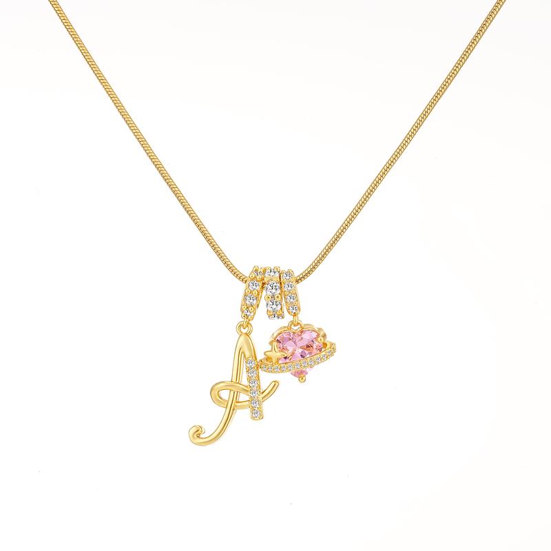 🔥Buy 1 Get 1 Free🔥LOVILDS Art Design Letter Necklace , Gold Chain Set, Hypoallergenic, Adjustable Size