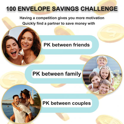 🔥Buy 1 Get 1 Free🔥 🔥LAST DAY--✉️100 Envelope Savings Challenge Book