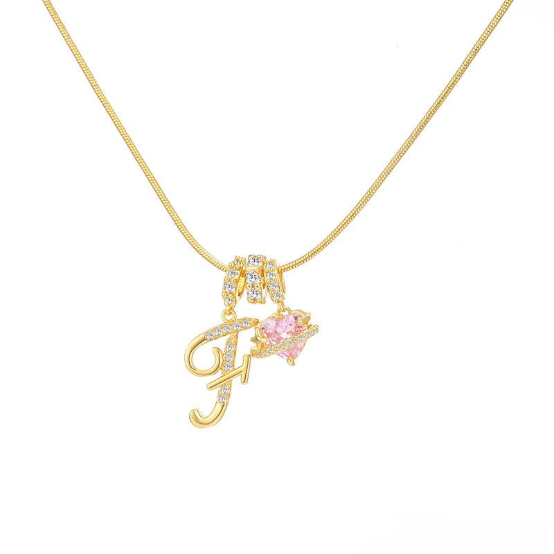 🔥Buy 1 Get 1 Free🔥LOVILDS Art Design Letter Necklace , Gold Chain Set, Hypoallergenic, Adjustable Size