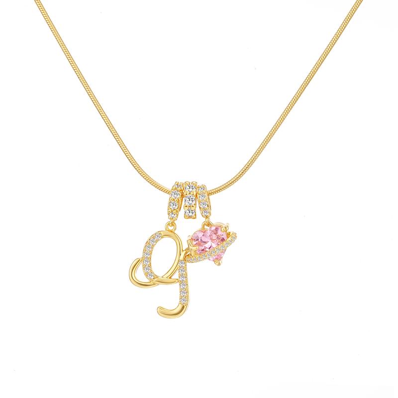 🔥Buy 1 Get 1 Free🔥LOVILDS Art Design Letter Necklace , Gold Chain Set, Hypoallergenic, Adjustable Size