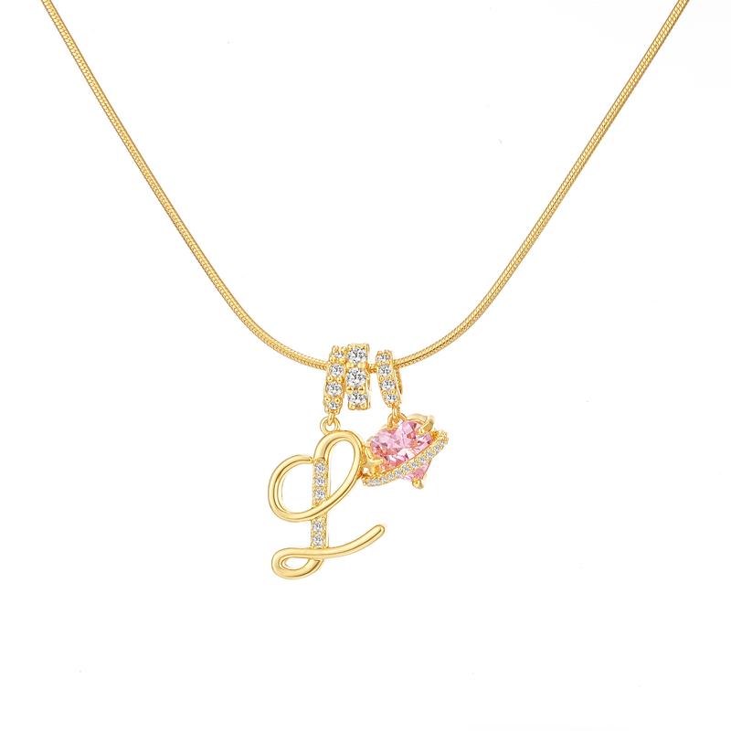 🔥Buy 1 Get 1 Free🔥LOVILDS Art Design Letter Necklace , Gold Chain Set, Hypoallergenic, Adjustable Size