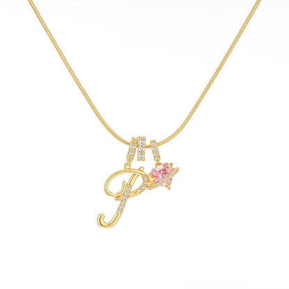 🔥Buy 1 Get 1 Free🔥LOVILDS Art Design Letter Necklace , Gold Chain Set, Hypoallergenic, Adjustable Size