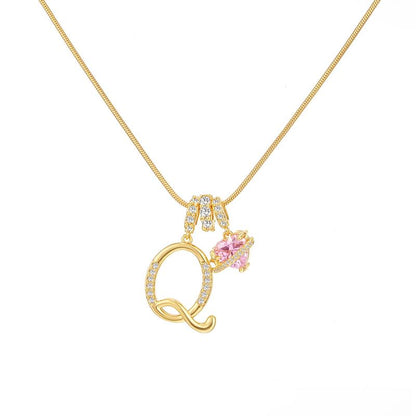 🔥Buy 1 Get 1 Free🔥LOVILDS Art Design Letter Necklace , Gold Chain Set, Hypoallergenic, Adjustable Size