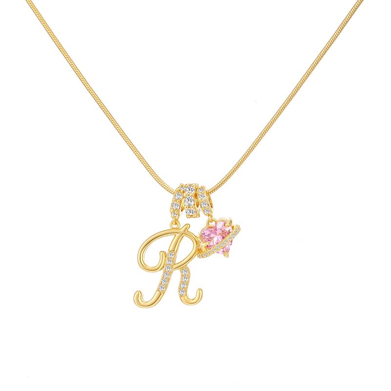 🔥Buy 1 Get 1 Free🔥LOVILDS Art Design Letter Necklace , Gold Chain Set, Hypoallergenic, Adjustable Size