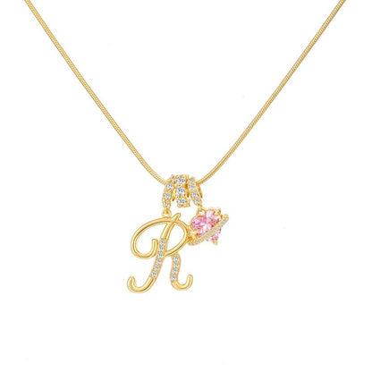 🔥Buy 1 Get 1 Free🔥LOVILDS Art Design Letter Necklace , Gold Chain Set, Hypoallergenic, Adjustable Size