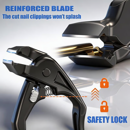 Stainless Steel Nail Clipper with Curved Precision Blades