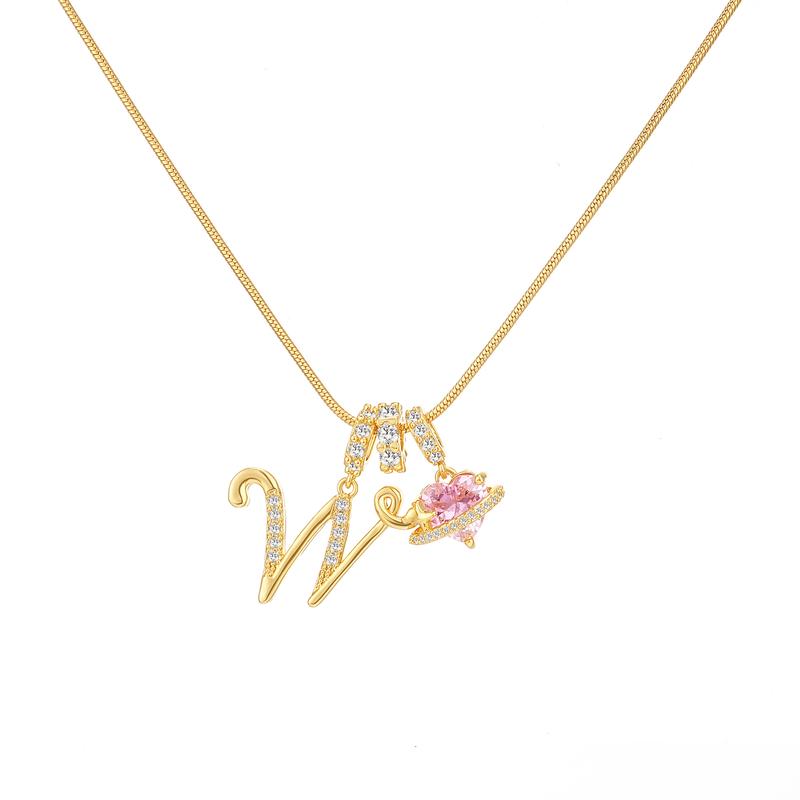 🔥Buy 1 Get 1 Free🔥LOVILDS Art Design Letter Necklace , Gold Chain Set, Hypoallergenic, Adjustable Size